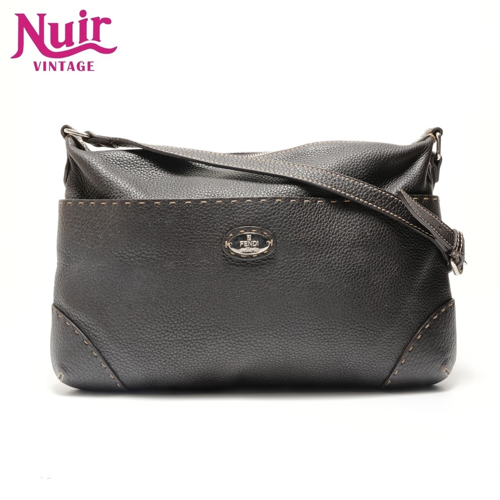 Fendi Selleria Shoulder Bag Brown